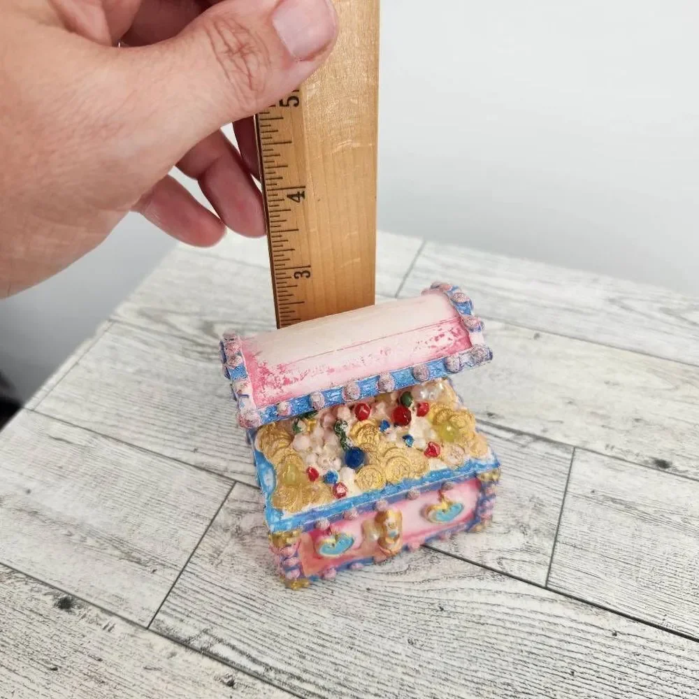 Pink Fish Tank Treasure Chest Aquarium
